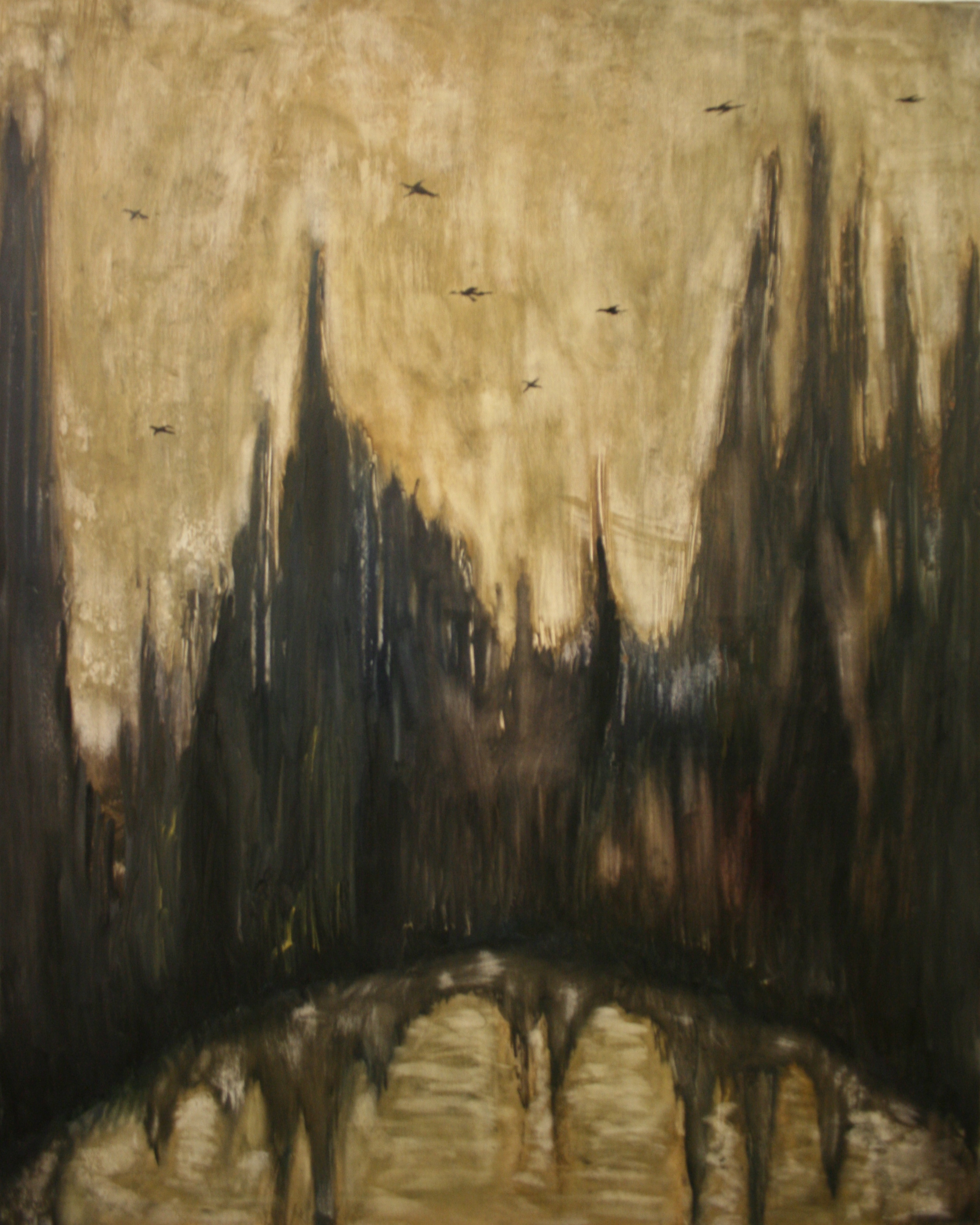 Raafed Jarah 36/ Dream, oil on canvas, 50 X 60 cm. 2010.