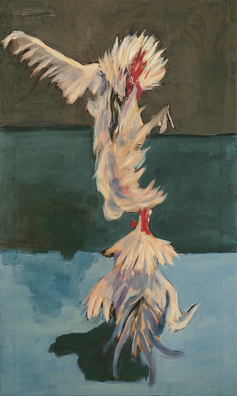 Raafed Jarah, untitle, oil on canvac, 2007.