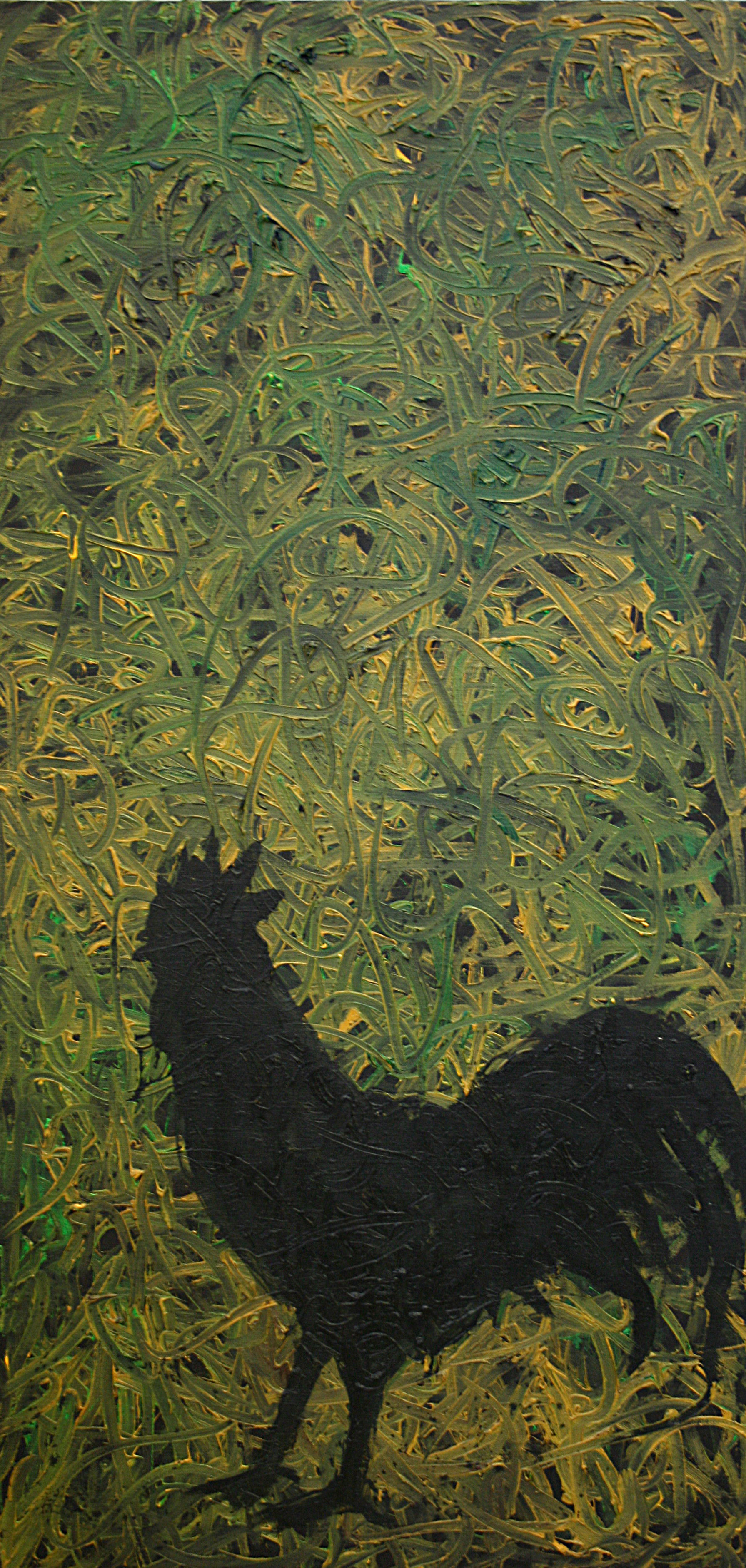 Raafed-Jarah 75, Untitle, oil on canvac, 123 X 59,5 cm. 2008,